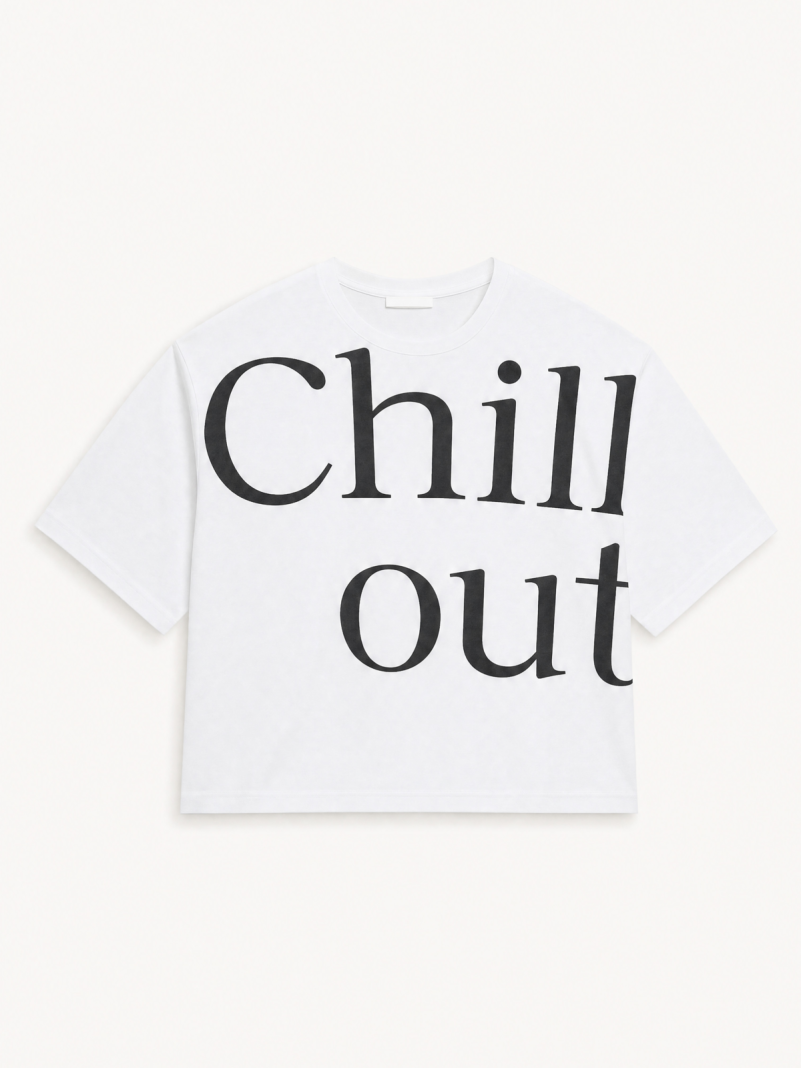 T-shirt Graphique "Chill"