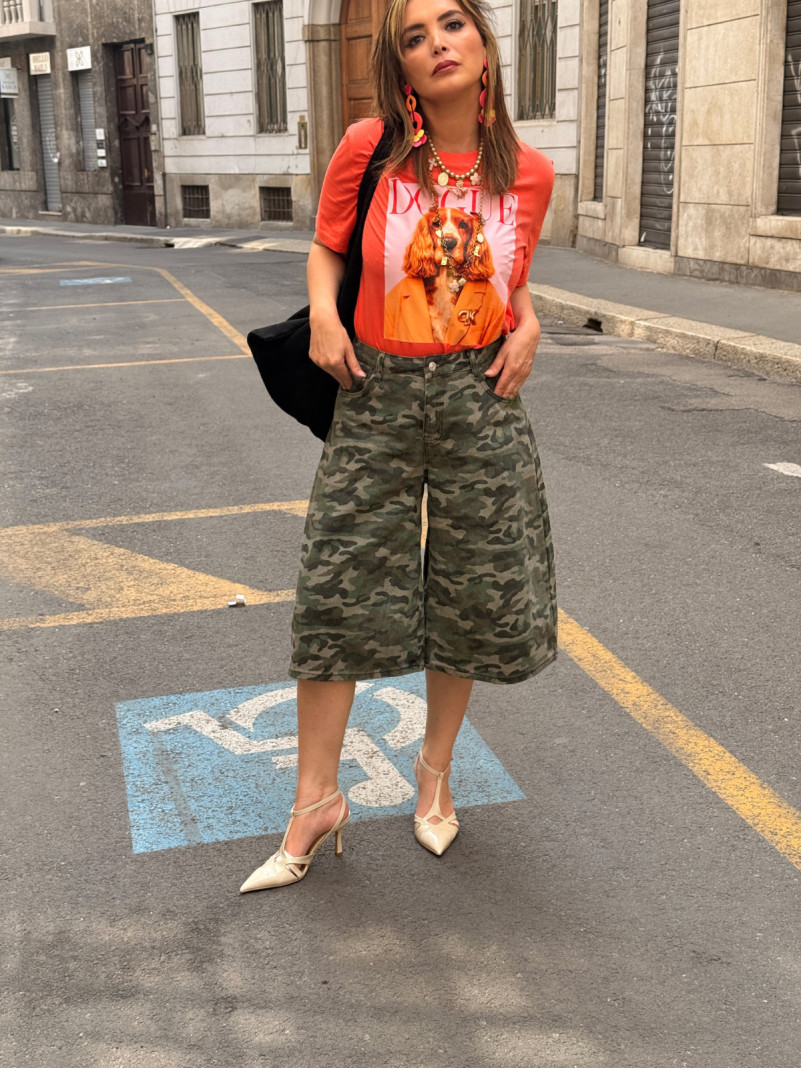 Short long Camouflage
