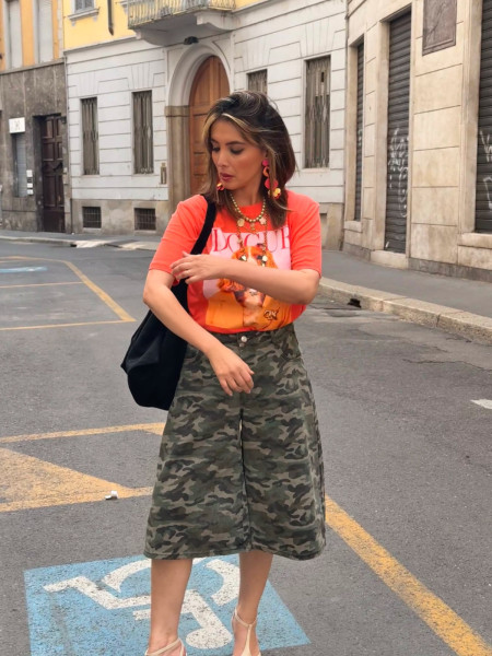 T-shirt Orange "Dogue"