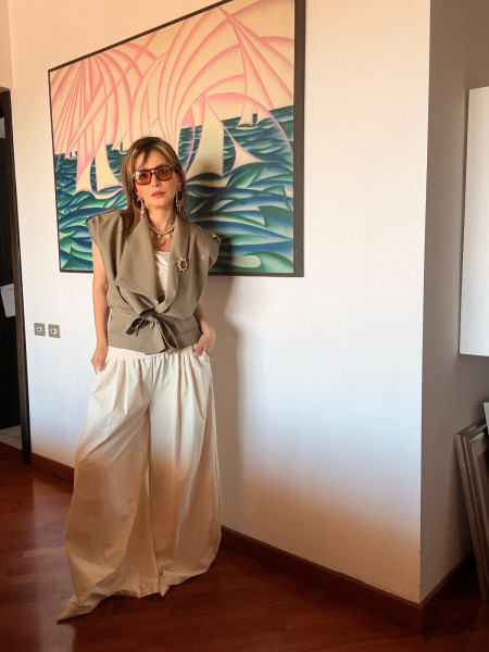 Ensemble Co-ord Beige Minimaliste
