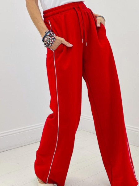 Pantalon de Jogging Rouge Flamme