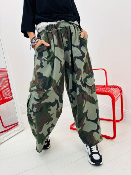 Pantalon Cargo Militaire Ceinturé