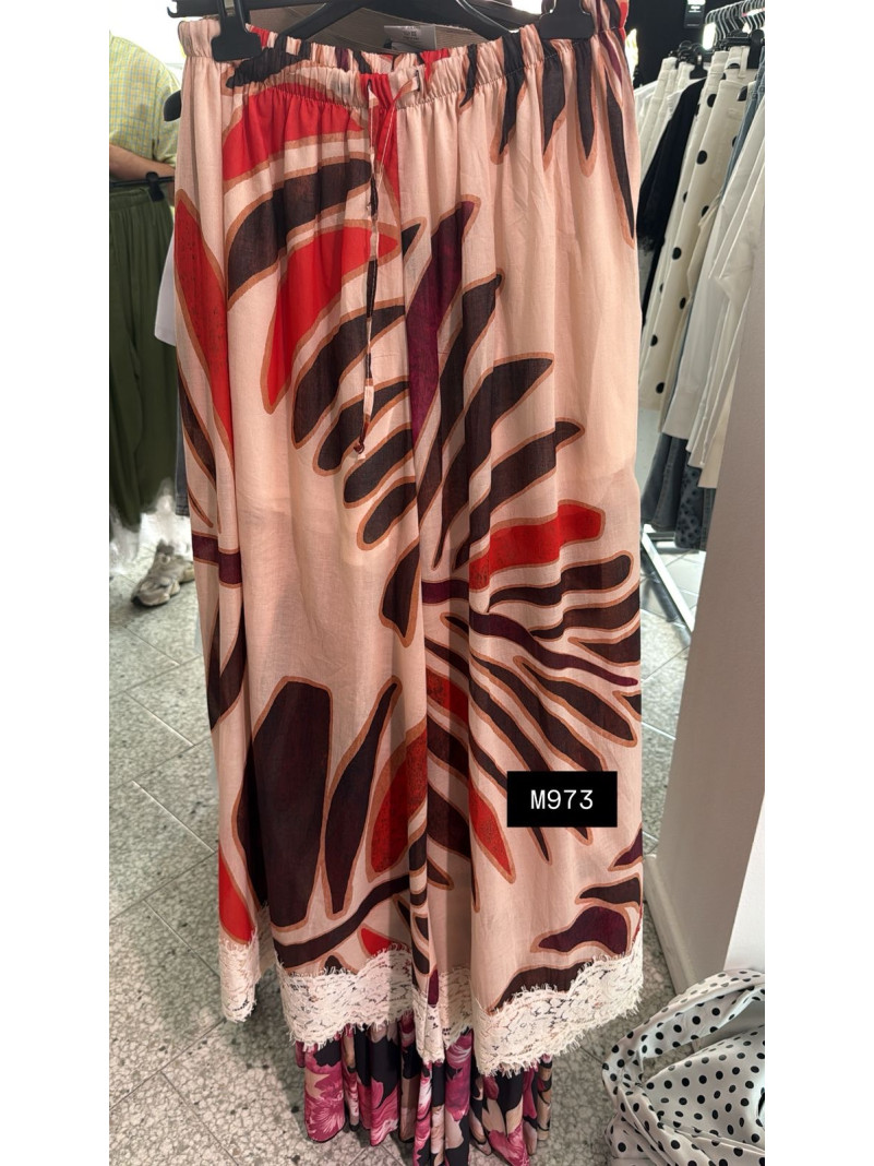 Pantalon Fluide Large Imprimé