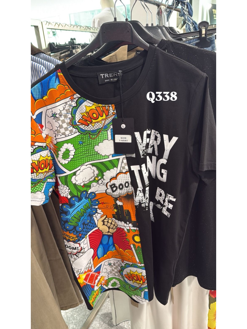T-shirt Imprimé Bande Dessinée