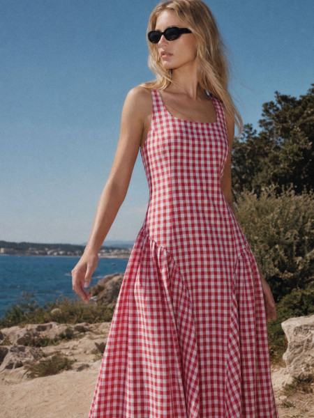 Robe au Motif Vichy Intemporel