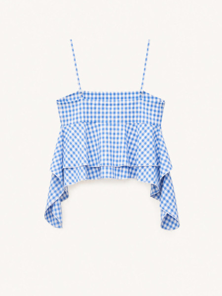 Top Vichy Bleu