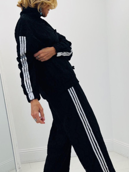 Ensemble Top et Bas en Dentelle Noire