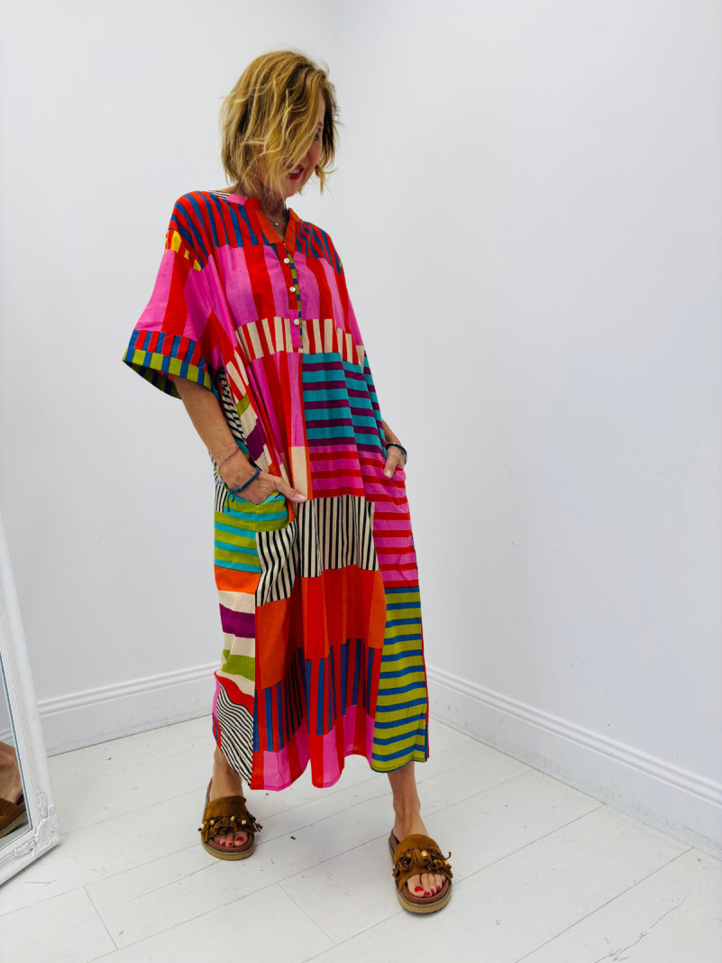 Robe Fluide aux Motifs...