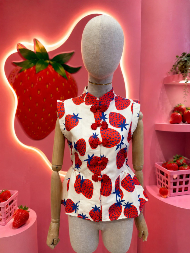 Blouse Imprimé Fraises