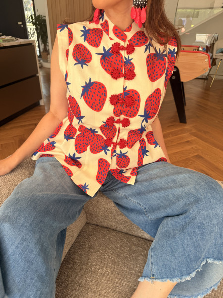 Blouse Imprimé Fraises