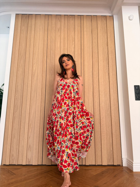Robe Longue Fleurie