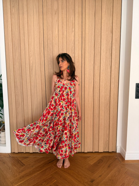Robe Longue Fleurie