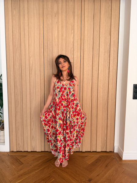 Robe Longue Fleurie
