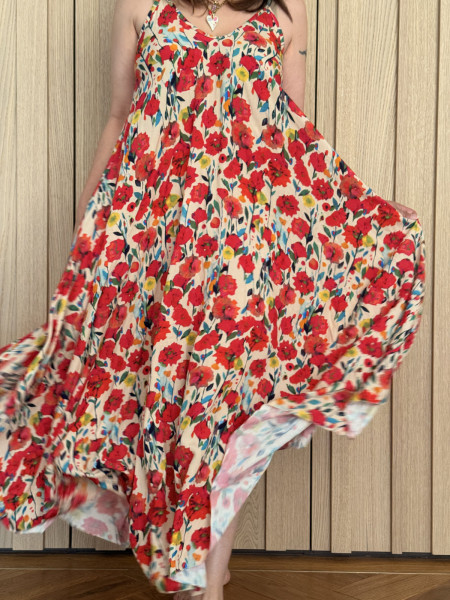 Robe Longue Fleurie