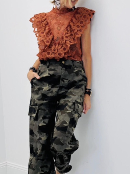 Pantalon Cargo Camouflage Militaire