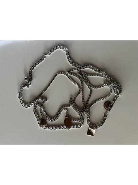 Ceinture de taille argenté