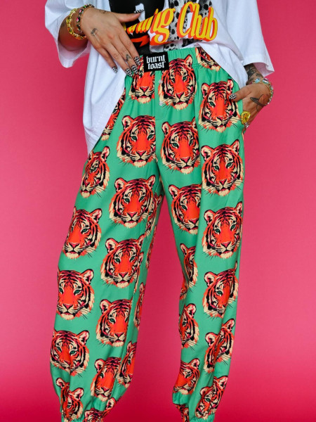 Pantalon tête de tigre