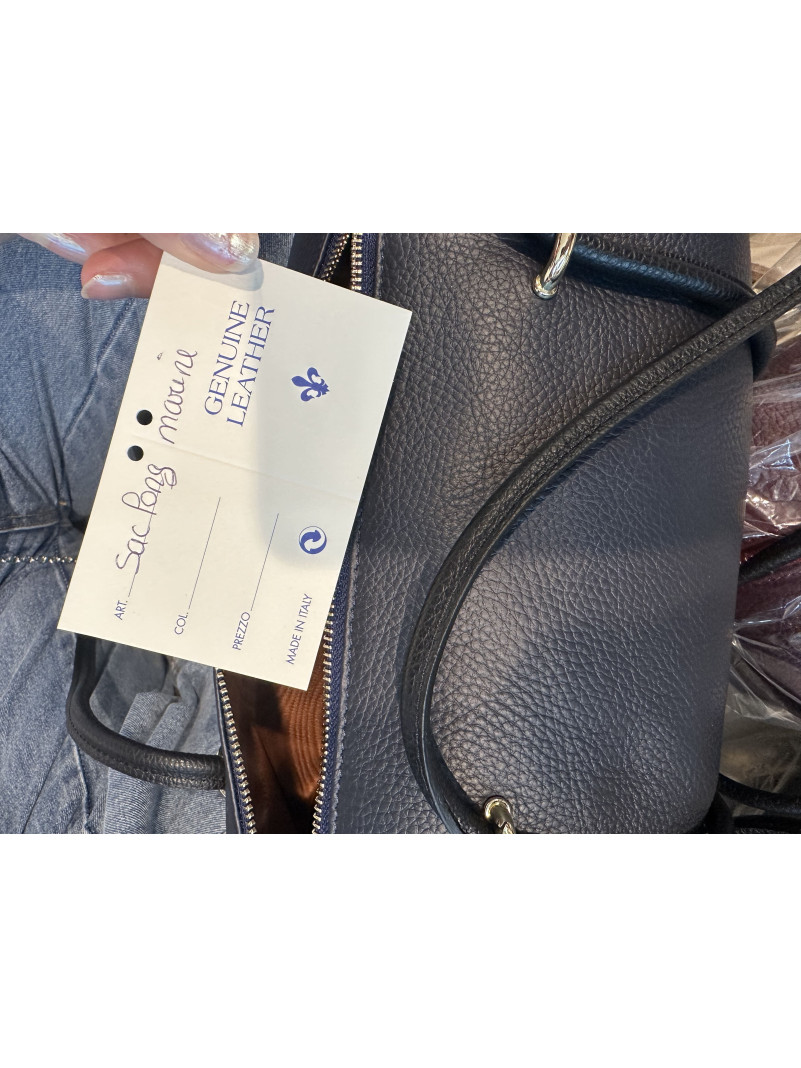 Sac Long en Cuir Grainé –...