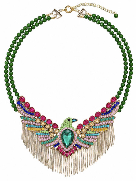 Collier plastron Pendentif Phénix