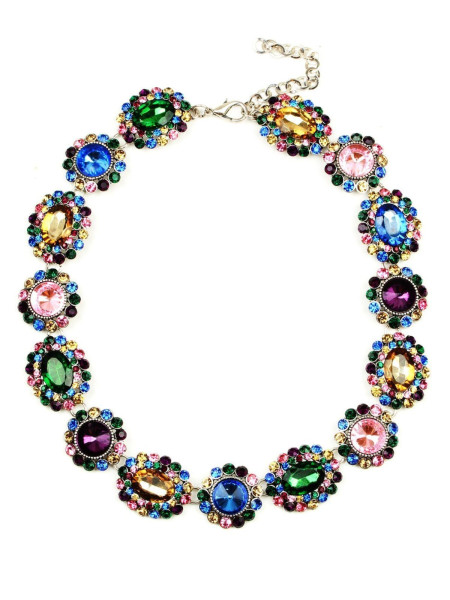 Collier Plastron Mosaïque