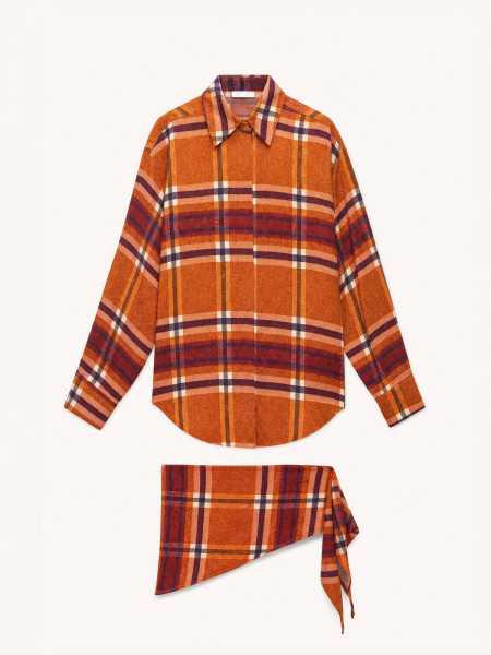 Chemise à carreaux