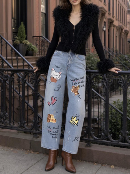 Jean graffiti