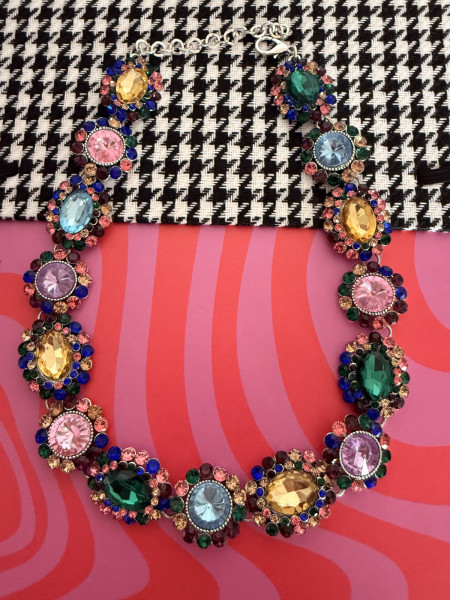 Collier Plastron Mosaïque