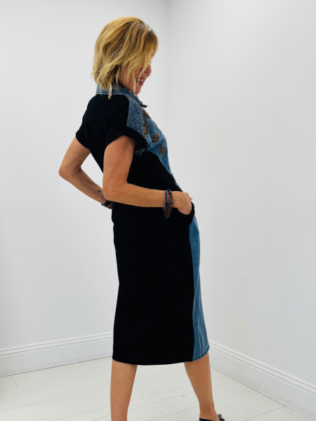Robe en bi-co & papillons