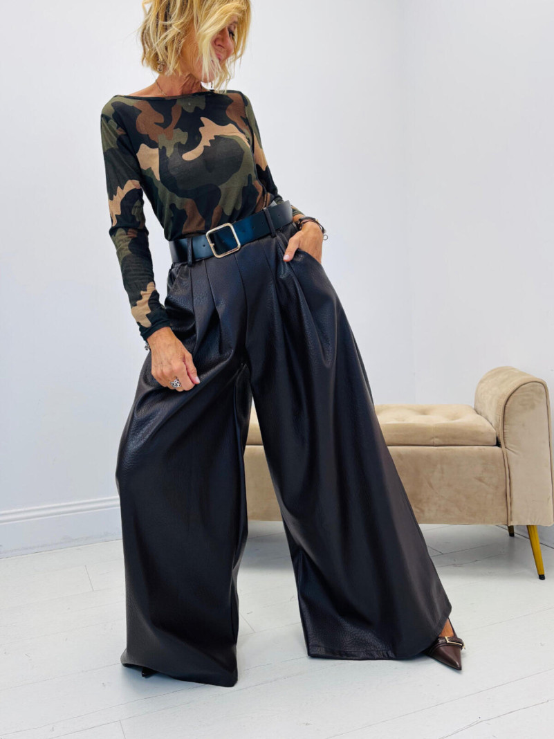 Pantalon Palazzo en...