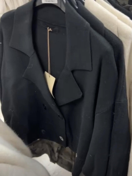 Veste Courte croisée en Maille
