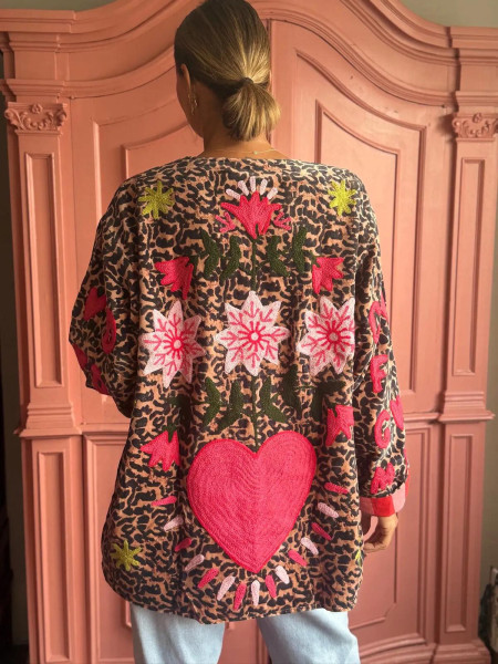 Veste velours - RED HEART
