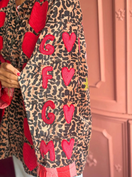 Veste velours - RED HEART