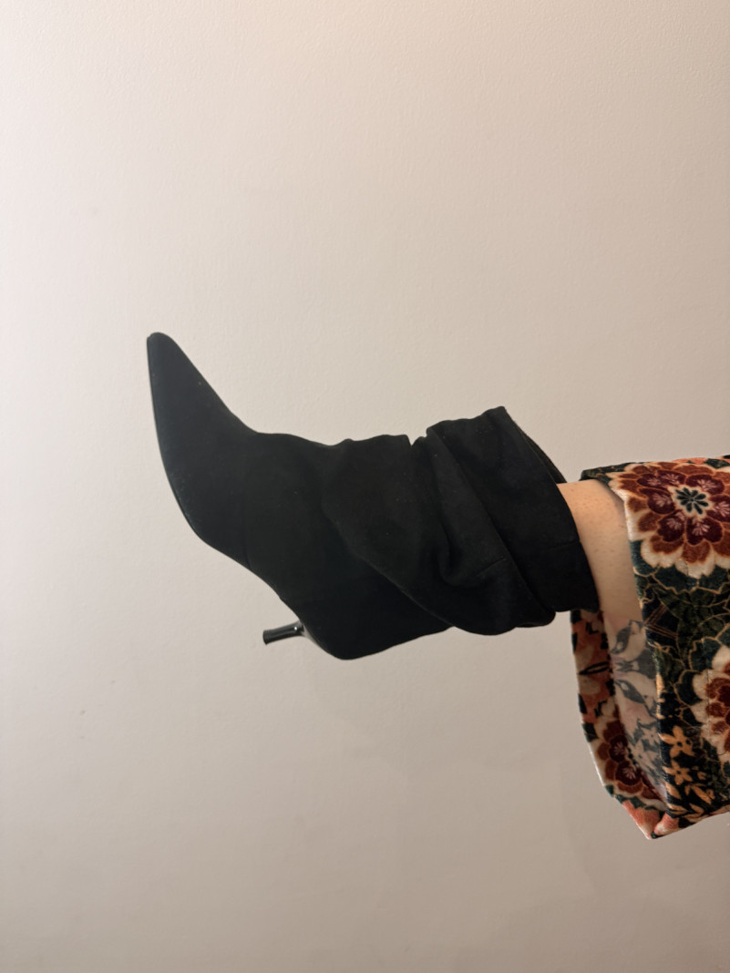 Bottines Plissées en...