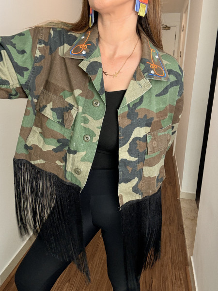 Veste Militaire Franges